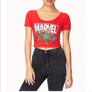 Marvel Red Crop top ❤️🍒